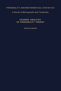 Fourier Analysis in Probability Theory_cover