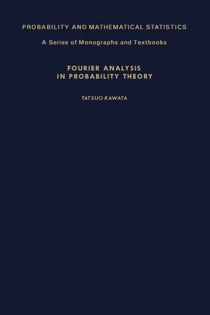 Fourier Analysis in Probability Theory