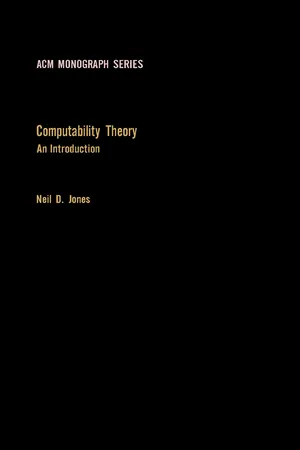 Computability Theory