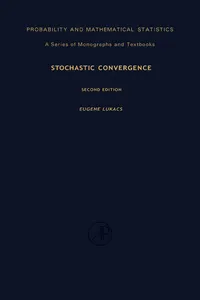 Stochastic Convergence_cover