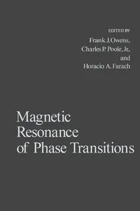 Magnetic Resonance of Phase Transitions_cover