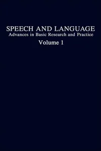 Speech and Language_cover