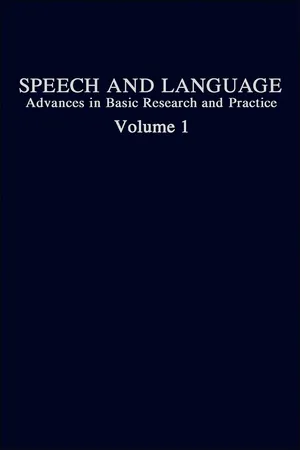 Speech and Language