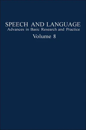 Speech and Language