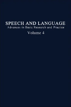 Speech and Language