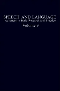 Speech and Language_cover