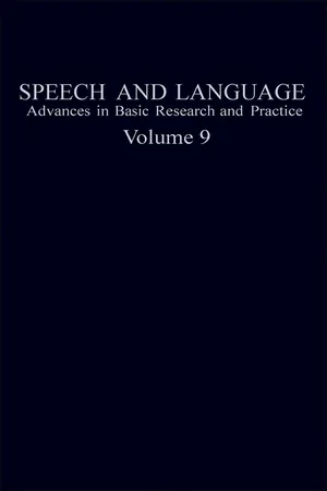 Speech and Language