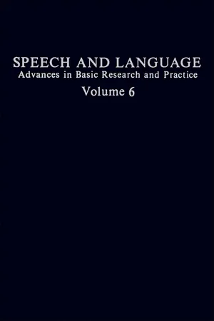 Speech and Language