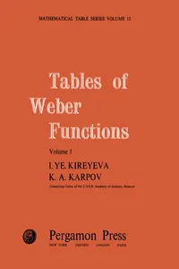 Tables of Weber Functions_cover