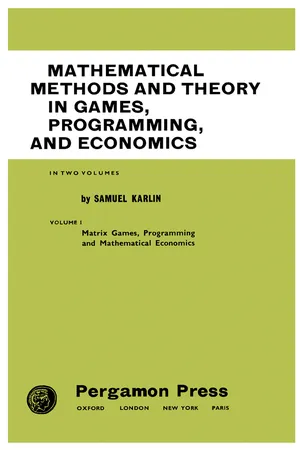 Mathematical Methods and Theory in Games, Programming, and Economics