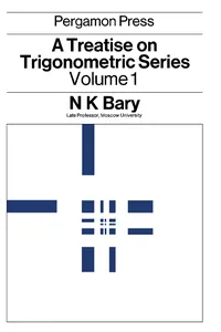 A Treatise on Trigonometric Series_cover