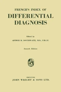 French's Index of Differential Diagnosis_cover