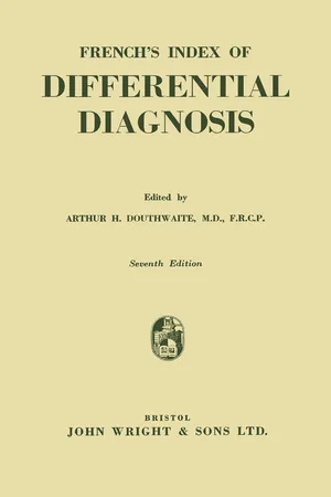 French's Index of Differential Diagnosis