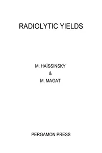 Radiolytic Yields_cover