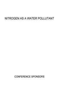 Proceedings of the Conference on Nitrogen as a Water Pollutant_cover