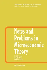 Notes and Problems in Microeconomic Theory_cover