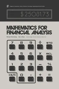 Mathematics for Financial Analysis_cover