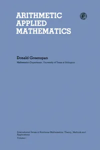 Arithmetic Applied Mathematics_cover