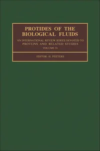 Protides of the Biological Fluids_cover