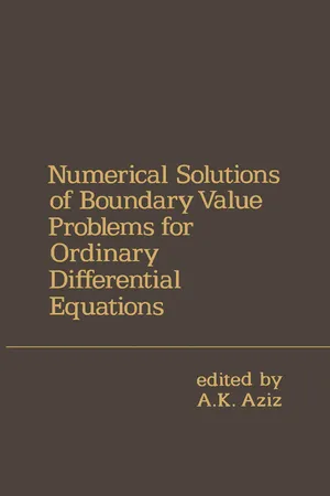 Numerical Solutions of Boundary Value Problems for Ordinary Differential Equations