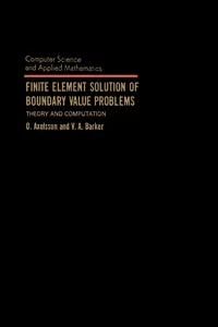 Finite Element Solution of Boundary Value Problems_cover