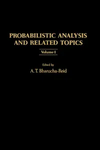 Probabilistic Analysis and Related Topics_cover