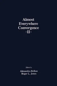 Almost Everywhere Convergence II_cover