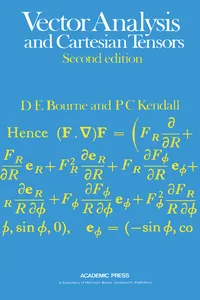 Vector Analysis and Cartesian Tensors_cover