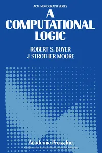 A Computational Logic_cover