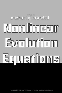 Nonlinear Evolution Equations_cover