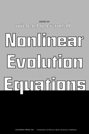 Nonlinear Evolution Equations