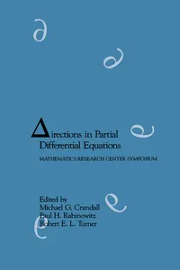 Directions in Partial Differential Equations_cover