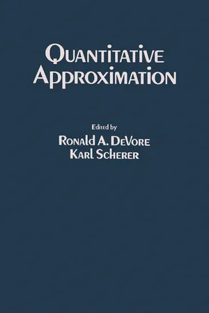 Quantitative Approximation