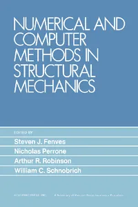 Numerical and Computer Methods in Structural Mechanics_cover