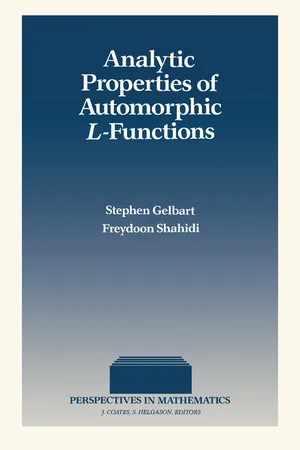 Analytic Properties of Automorphic L-Functions