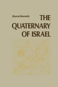 The Quaternary of Israel_cover