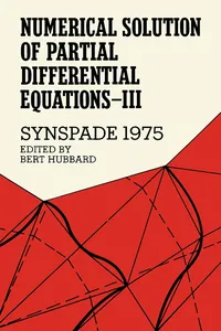 Numerical Solution of Partial Differential Equations—III, SYNSPADE 1975_cover