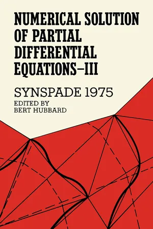 Numerical Solution of Partial Differential Equations—III, SYNSPADE 1975