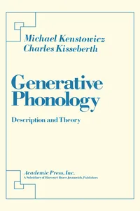 Generative Phonology_cover