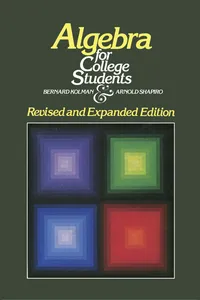 Algebra for College Students_cover