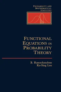 Functional Equations in Probability Theory_cover