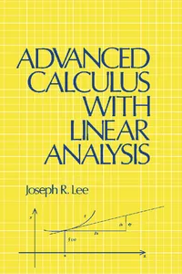 Advanced Calculus with Linear Analysis_cover