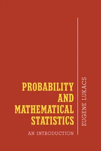 Probability and Mathematical Statistics_cover