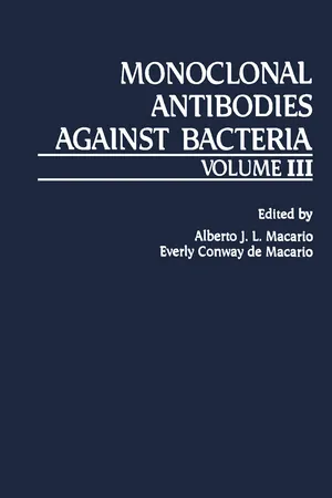 Monoclonal Antibodies Against Bacteria