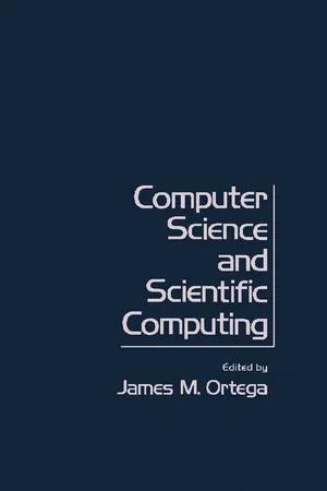 Computer Science and Scientific Computing