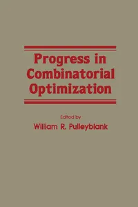 Progress in Combinatorial Optimization_cover