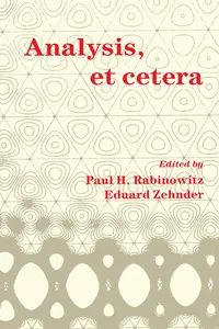 Analysis, et Cetera_cover