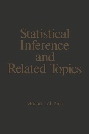 Statistical Inference and Related Topics