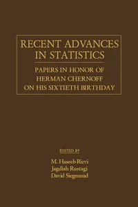 Recent Advances in Statistics_cover