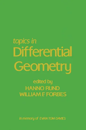 Topics in Differential Geometry